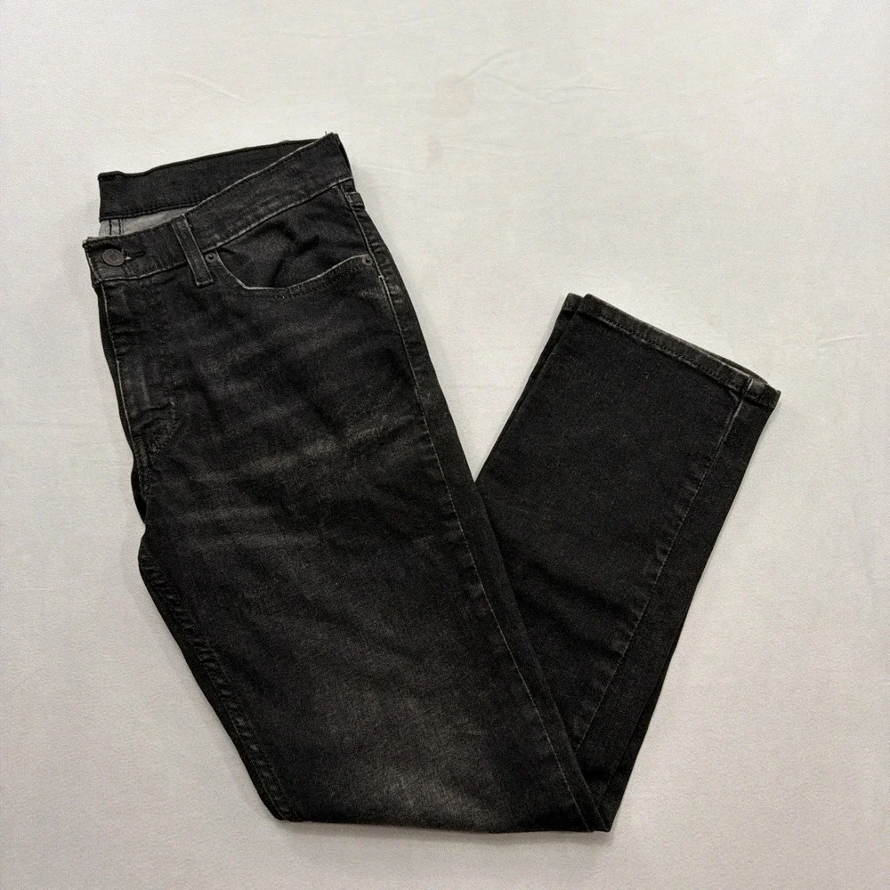 Levi's Jeans 511 Slim Fit Faded Black Denim Stretch Mens W33 L30